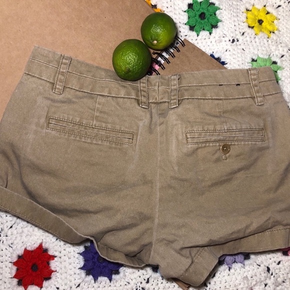 J. Crew Chino short shorts, tan, size 0 - Picture 2 of 3